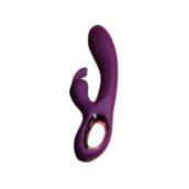 Vibrador Ponto G com Estimulador Rabbit e Toque Aveludado