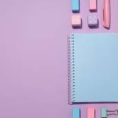 Materiais para agendas, capas, pastas e produtos de papelaria