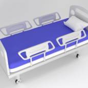 Materiais para equipamentos e móveis hospitalares