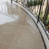 Piso em Crema Marfil – Antes e Depois