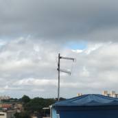 Antena Proeletronic 38 elementos instalada para três pontos no bairro Jardim do Estádio Santo André em 05/02/2026