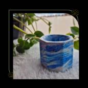 Vasinho de Gesso Marmorizado – Lembrancinha Elegante Para Casamento