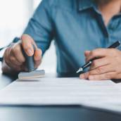 Carimbo Datador para Controle e Organização de Documentos
