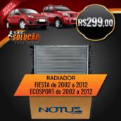 Radiador para Fiesta (2002 a 2012) e Ecosport (2002 a 2012)