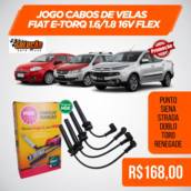 Jogo de Cabos de Velas Fiat E-Torq em Santa Bárbara d’Oeste