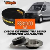 Disco de freio traseiro Sprinter 415/416/516 com qualidade e segurança
