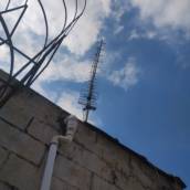 Conserto e manutenção em antena coletiva para vinte pontos no bairro Camilópolis em 22/04/2026