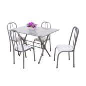 Conjunto de jantar retangular