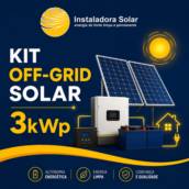 Kit Off-Grid Solar - 3kWp