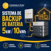 Sistema de Backup de Bateria - 5kW / 10kWh