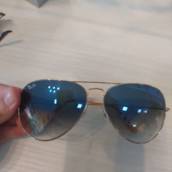 Óculos de sol Ray-Ban Aviator Lente degradê azul