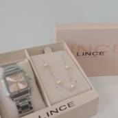 Kit de Relógio Feminino Prata Lince LQMM060L30 K0HW