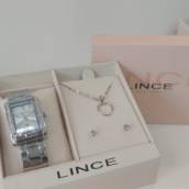 Kit de Relógio Lince Feminino Prata - LQM4827L26 S1SX