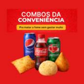 Combo de salgado e refrigerante