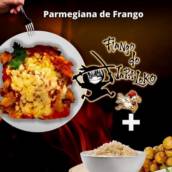 Filé de frango á parmegiana