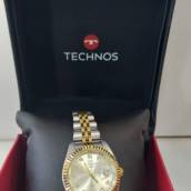 Relógio Technos Riviera Feminino Bicolor Prata E Dourado 2015CEP1K