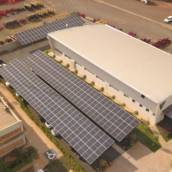 Instalação de carport solar