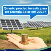 Energia Solar - Economia Sustentável em São Simão