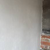Reboco de Gesso Liso sobre Bloco: Antes e Depois