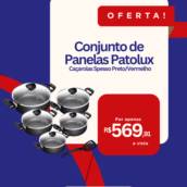 Conjunto de Panelas Patolux