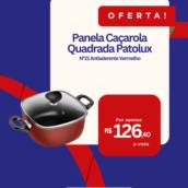 Panela Caçarola Quadrada Patolux