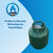 Pedido de Gás pelo WhatsApp em Itapetininga