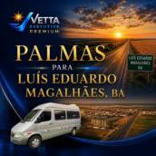 Serviços de Transporte com Vans de Palmas para Luís Eduardo Magalhães, BA