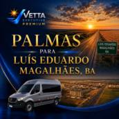 Serviços de Transporte com Vans de Palmas para Luís Eduardo Magalhães, BA