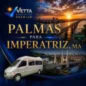 Serviços de Transporte com Vans de Palmas para Imperatriz, MA