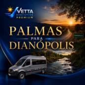 Serviços de Transporte com Vans de Palmas para Dianópolis, TO