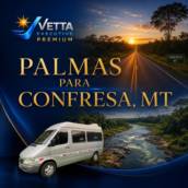 Serviços de Transporte com Vans de Palmas para Confresa, MT