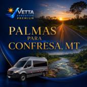 Serviços de Transporte com Vans de Palmas para Confresa, MT