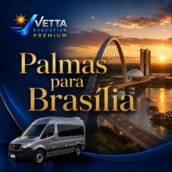 Serviços de Transporte com Vans de Palmas para Brasília, DF