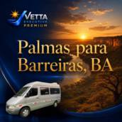 Serviços de Transporte com Vans de Palmas para Barreiras, BA