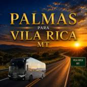 Serviços de Transporte com Ônibus de Palmas para Vila Rica, MT