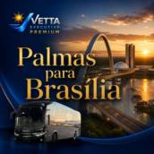 Serviços de Transporte com Ônibus de Palmas para Brasília, DF