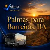 Serviços de Transporte com Ônibus de Palmas para Barreiras, BA