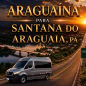 Serviços de Transporte com Vans de Araguaína para Santana do Araguaia, PA