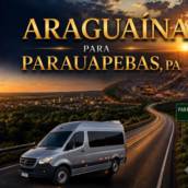 Serviços de Transporte com Vans de Araguaína para Parauapebas, PA