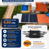 Sistema Solar Fotovoltaico com Microinversor