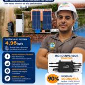Instalação de Sistema Solar Fotovoltaico com Microinversor