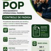 POP de Controle de Fadiga em Aracaju