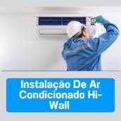 Instalação de ar-condicionado Hi-Wall em Itapetininga, SP e região