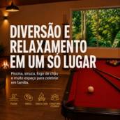 Lazer em Família com Piscina e Espaço de Convivência – Canelinha/SC