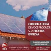 Placas Solares - Eficiência Energética e Sustentabilidade - Ji-Paraná​
