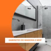 Gabinetes de madeira e MDP para cozinha e banheiro em Itapetininga