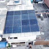 Energia solar com 8 módulos – 4,97 kWp