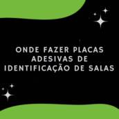 Onde Fazer Placas Adesivas de Identificação de Salas em Itapetininga