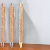 Caneta Metal E Cortiça