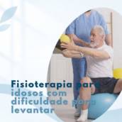 Fisioterapia para idosos com dificuldade para levantar em Itapetininga